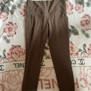 Athleta Brown Leggings High-Waisted Comfort